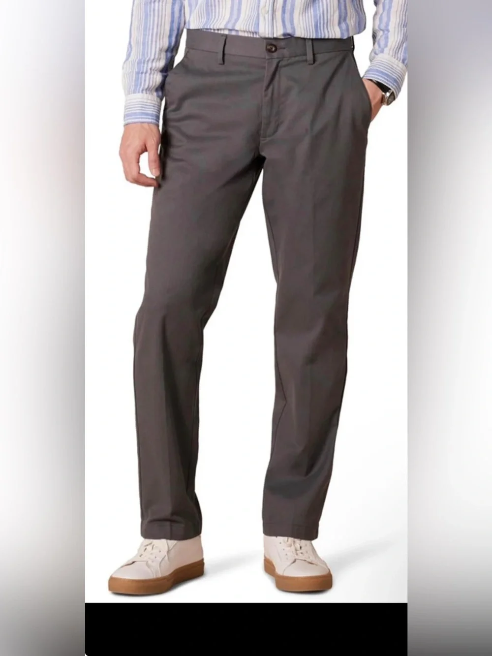 Amazon Essentials Men's Chinos in Charcoal Gray